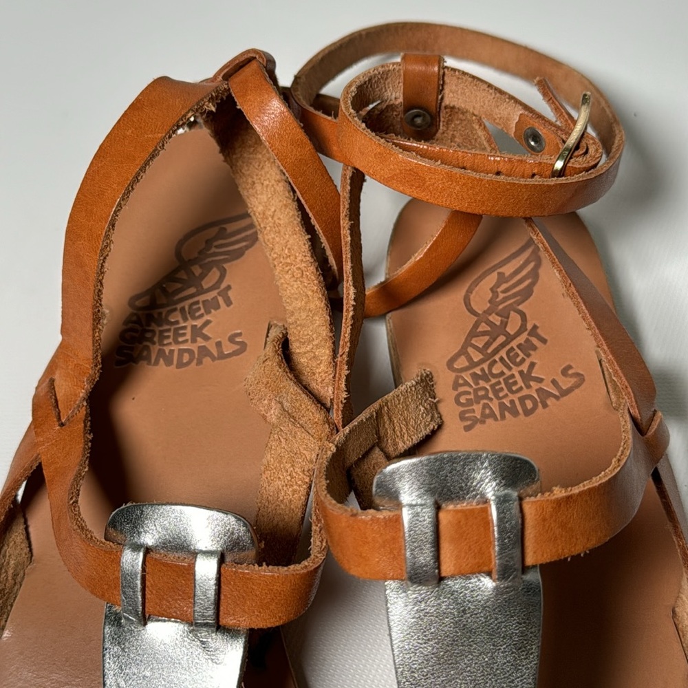 Ancient Greek T-Strap Sandals - sz 39 - Picture 7 of 7
